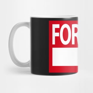 Sign - For Sale Mug